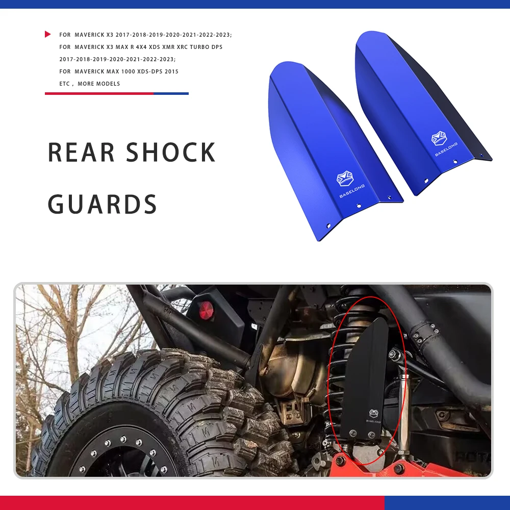 

UTV Shock Guards Protector Cover For Can Am Maverick X3 Max R 4x4 XDS XMR XRC Turbo DPS 2017-2023 Accessories 2022 2021 2020