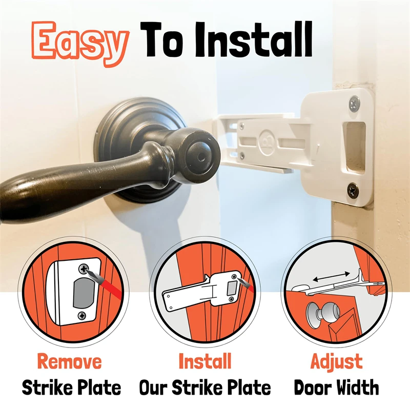 Catstop Latch Holder White Plastic Retractable Cat Door Portable Door Props For Cat Stopper Pet Simple Device