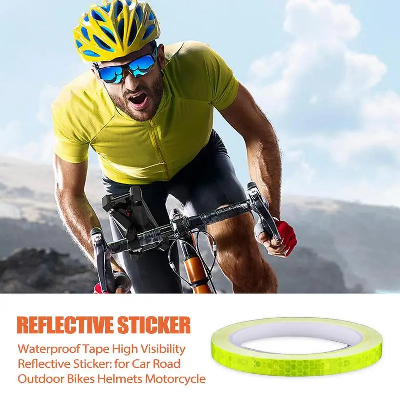 Reflective Tape Outdoor Waterproof Safety Strips Waterproof Reflective Tapes High Visibility Security Marking Self Adhesive