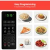 Desktop microwave oven 0.7 cubic feet stainless steel microwave oven 700 watts, with 10 power levels and mute function 3