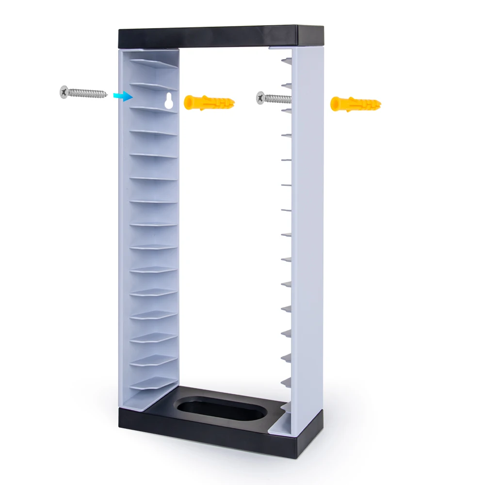 NEW For PS5 Game Card Box Storag e Stand For Playstation5/X box One Vertical Double Deck Game Case Holders Controller Wall Mount