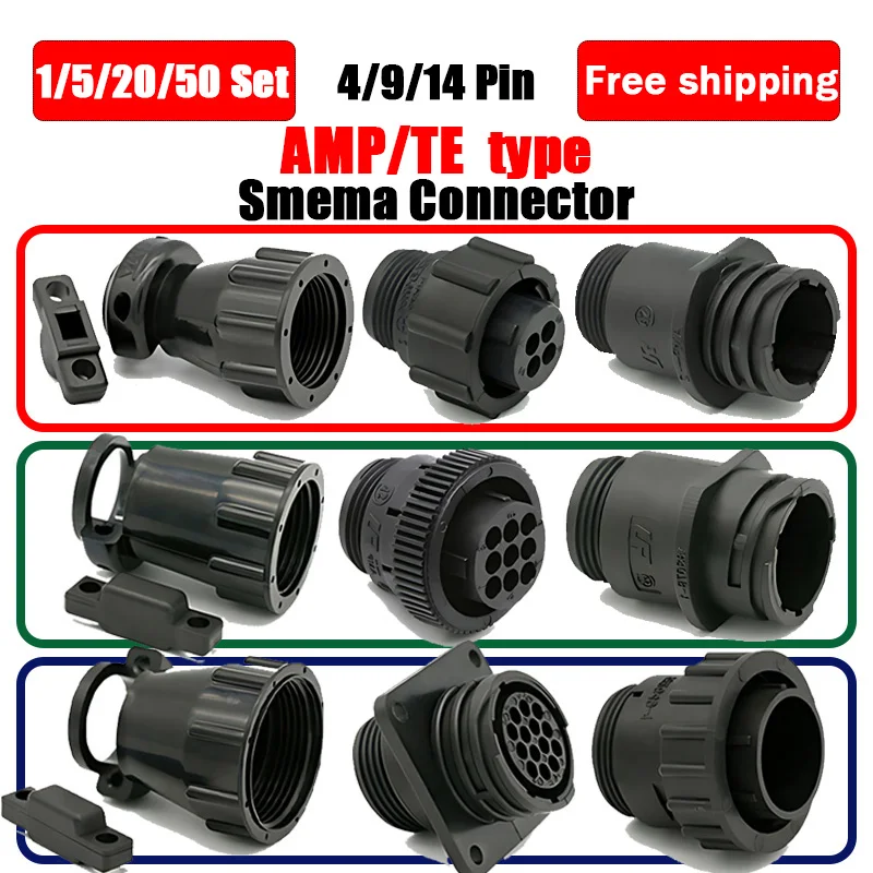 tipo Smt Conector de Sinal Smt Amp e tipo te Auto Sensor Plug Socket Equipamento 183079 182645 182919 182647 182649 206043 Conjunto Pcs 20 Pcs Conjunto 50
