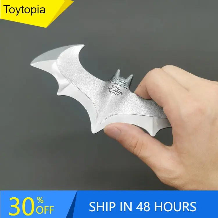17.4Cm Detective Comics Batman Logo Letter Opener Figure Anime Action Collection Desktop Ornament Decoration Kids Birthday Gifts
