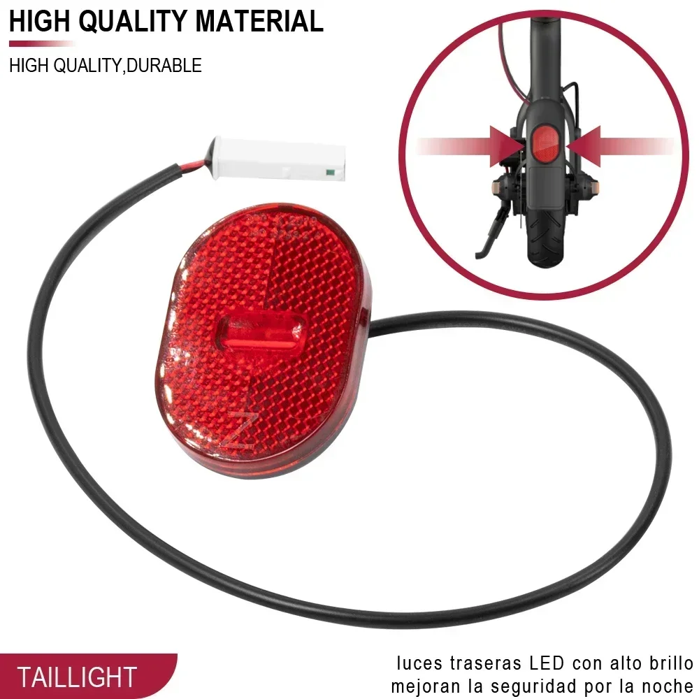 Rear Taillight for Xiaomi 4 Pro Mi4 Electric Scooter Fender Tail Lights Safe Lamp LED Stoplight Mudguard Brake Light Accessories