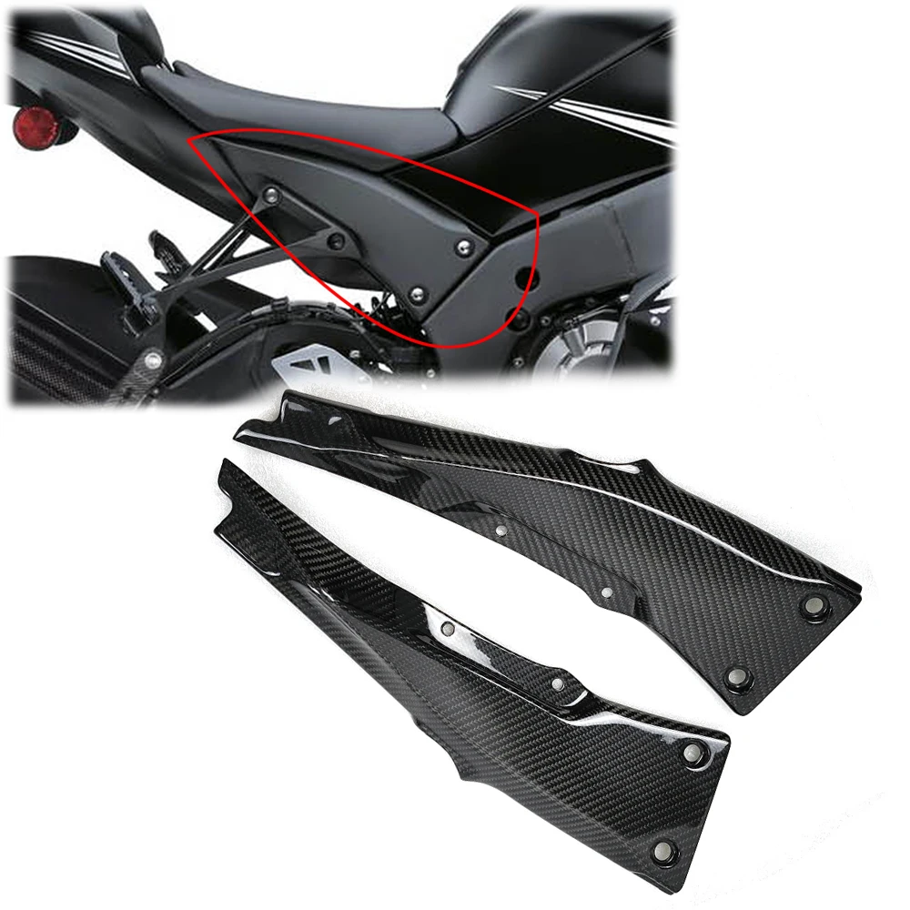 

Motorcycle Modified Carbon Fiber Side Panels below Seat (Cover) for Kawasaki ZX-10R ZX10R 2011 - 2021 ZX-10RR 2016+