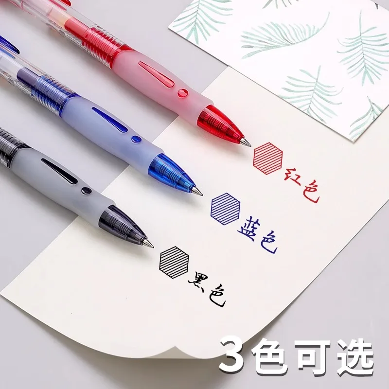 M&G Gel Pen 0.5mm, Black/Blue, Soft Grip, Refillable, Suitable for Students and Office Use