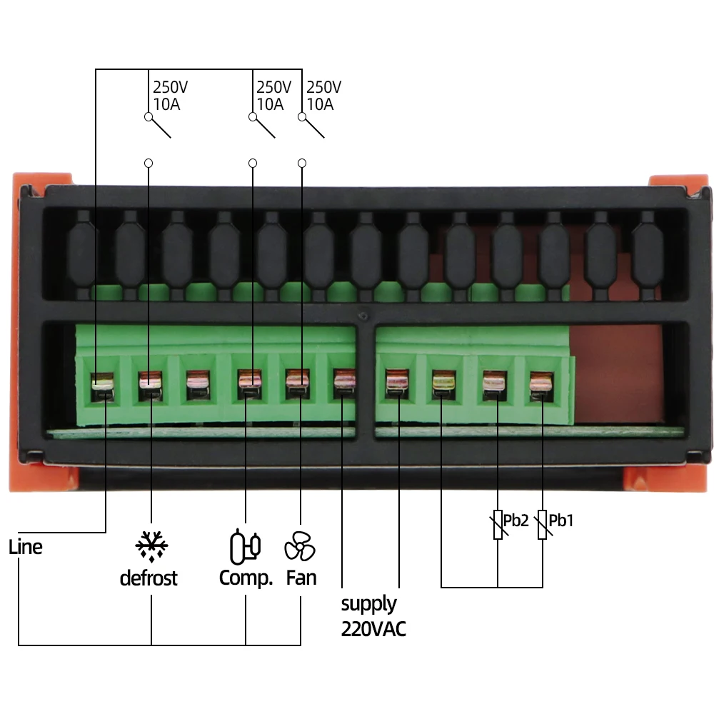 ETC-974 Temperature Controller Thermoregulator 220V