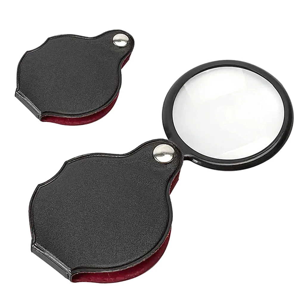Magnifying Glass Reading Magnifier 10X 50/60/70MM For Kids Senior Pocket