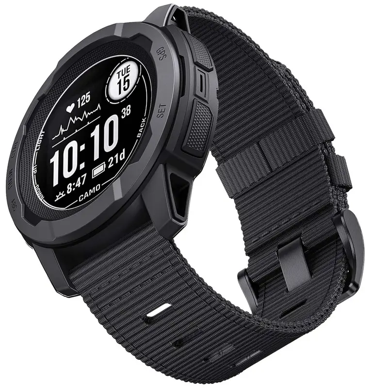 22mm 26mm Rugged Nylon for Garmin Instinct 2/2X/3/E Watch Band 45/50mm Wristband for Instinct Solar/Esports Tactical Band - Image 7