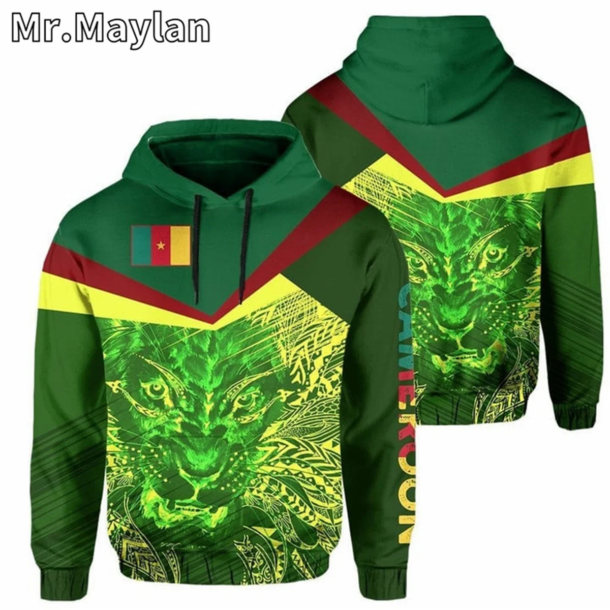 

AFRICAN HOODIE Country CAMEROON Flag 3D Printed Unisex Hoodies Men/Women Streetwear Zip Pullover Casual Jacket Tracksuits XY-976