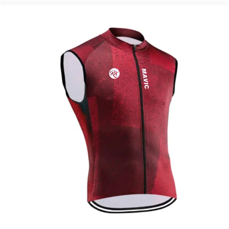 Summer Sleeveless Riding Vest Breathable Quick-drying Windproof Cycling Vest Outdoor Moutain Bike Riding Sports Cycling Jerseys
