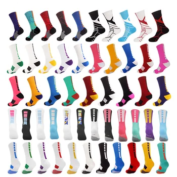 Crossborder 2023 Compression Sports Women Sock Supply Breathable Men Running Riding Cycling Over Knee Basketball Biking Hockey S
