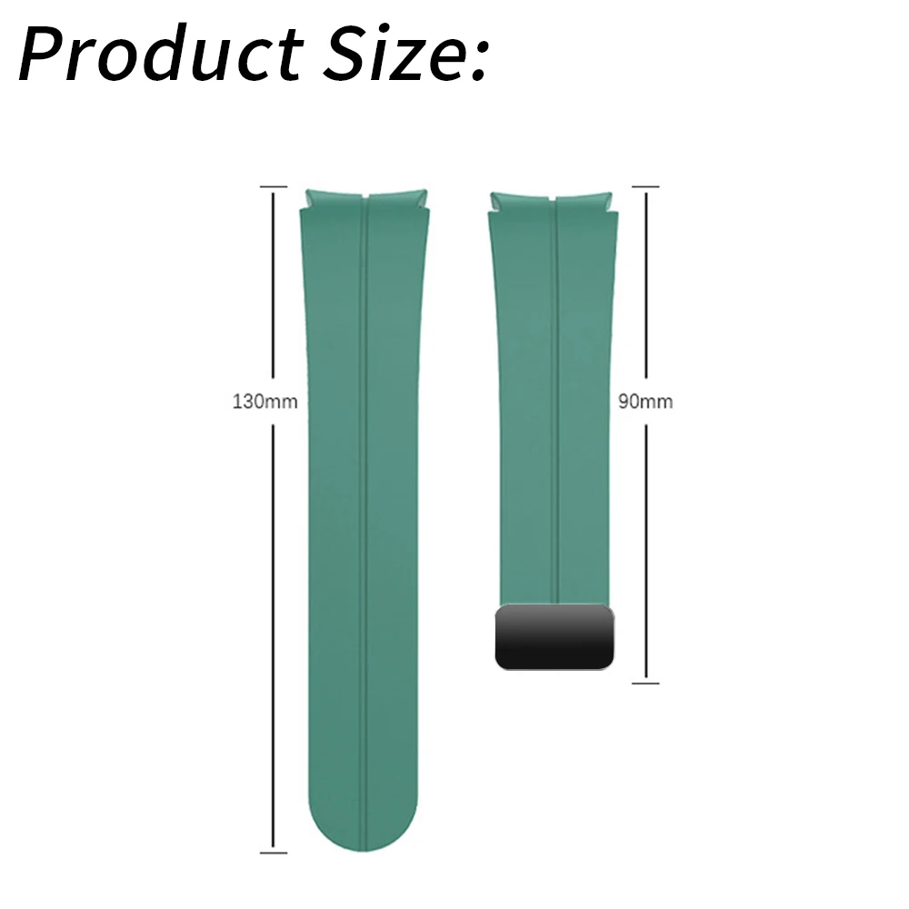 Premium Silicone Strap with Magnetic Buckle
