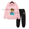 Merch A4 "LAVA LAVA" А4 Kids Hoodies Pants Suit Влад a4 Бумага boy girl Pullover Sweatshirts two-piece Autumn Baby boy clothes 5