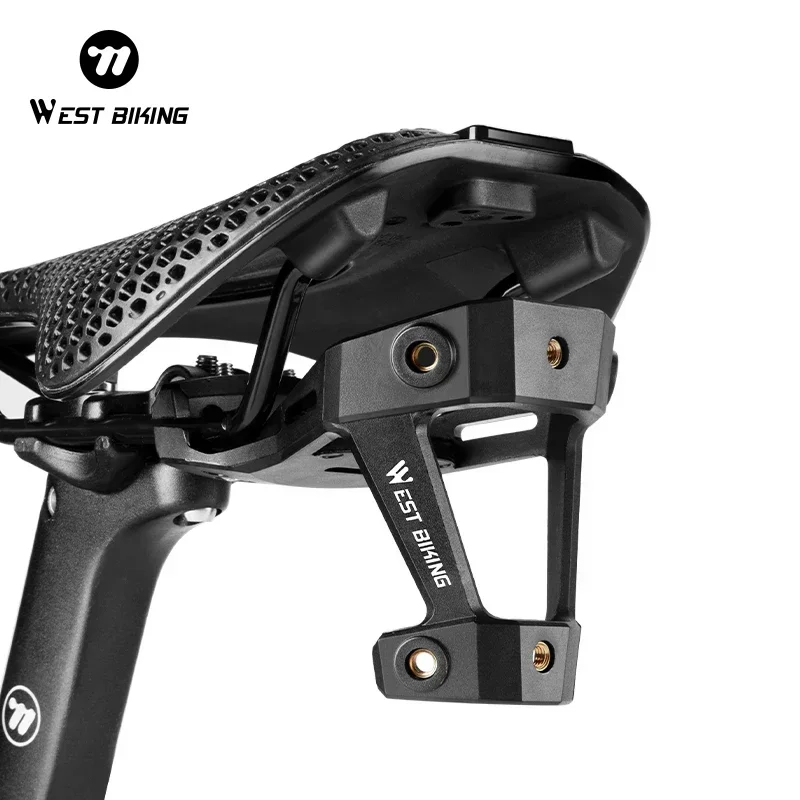 WEST BIKING Bicycle Water Bottle Cage Extension Mount for Bicycle Saddle Dual Bottles Rack Holder Adapted Base Bike Accessories bicycle water bottle cage,bicycle bottle holder,water bottle holder,bicycle expansion bracket