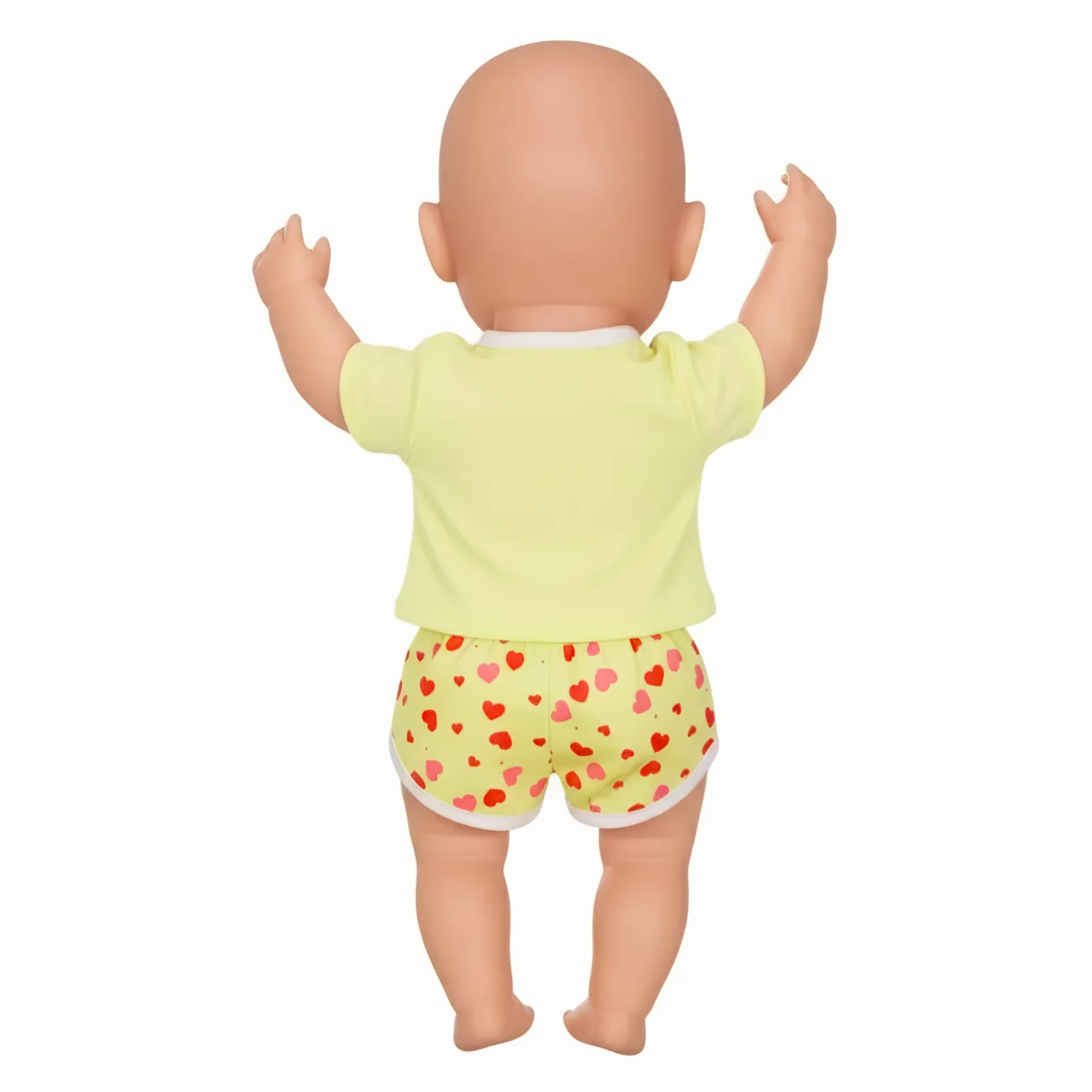 Handgefertigtes T-Shirt + Shorts für 43 cm große Puppen, Kleidung, Zubehör, 18 Zoll, amerikanische Puppe, Mädchenspielzeug, Weihnachtsgeschenk – Detail 20