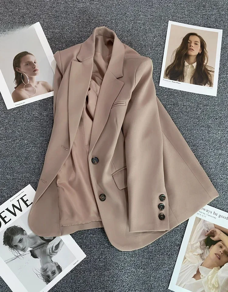 One-piece coat khaki