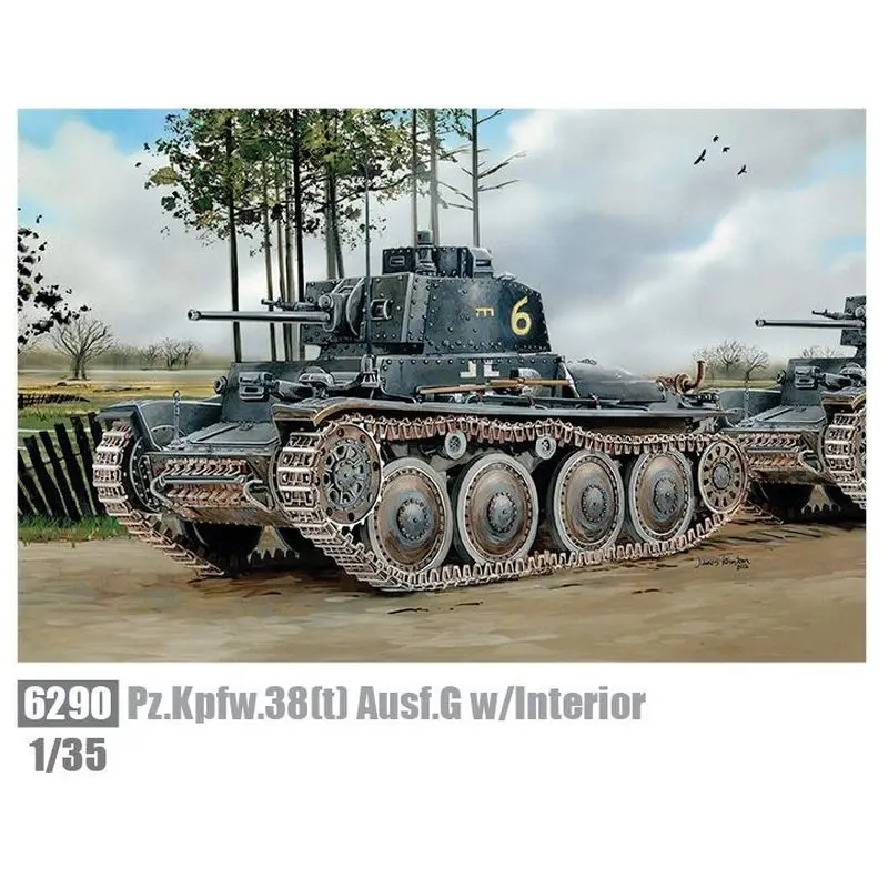

DRAGON 6290 1/35 Pz.Kpfw.38(t) Ausf.G w/Interior - Scale Model Kit