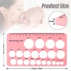 Silicone Nipple Measuring Card Smooth Flange Measurement Tool Soft Safe Lightweight Perfect Gift Nontoxic Feeding Accessory 6