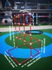 Flying Disc Target Shelf Adult Children Outdoor Sports Game Pvc Number Plate Assembly Frame Parent-child Sports Throwing Game 4