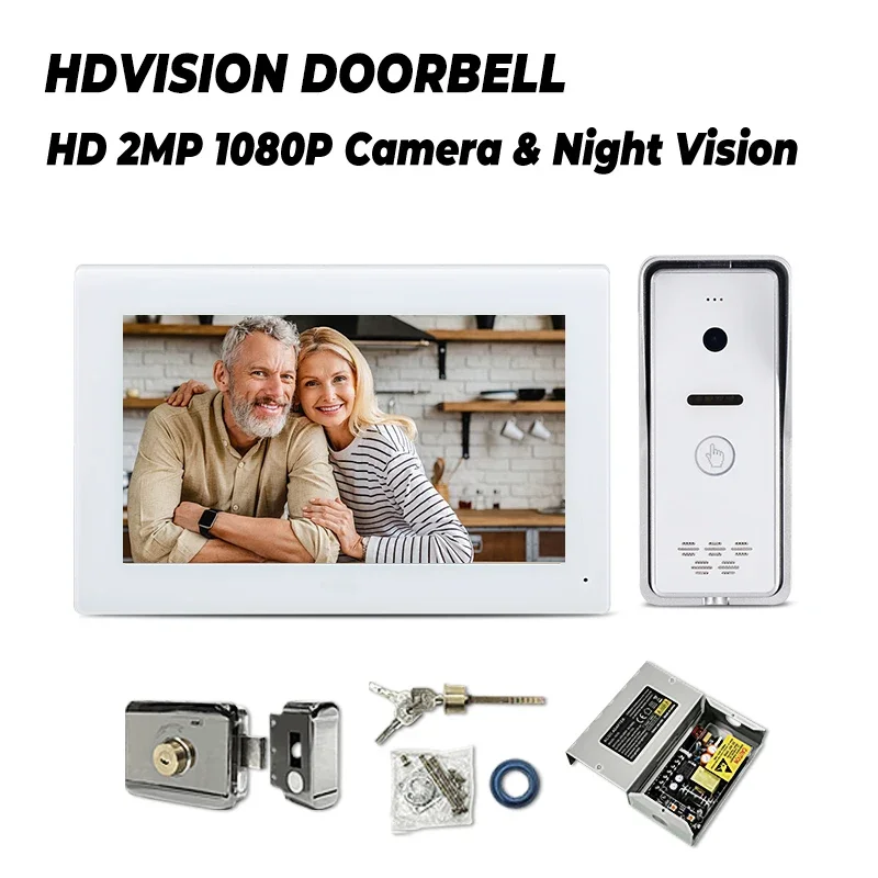 

Discount OfferTCP/IP Linux System Intercomunicador Con Videoportero 7'' HD 1080P Camera Doorbell RJ45 Network Intercom Villa Kit