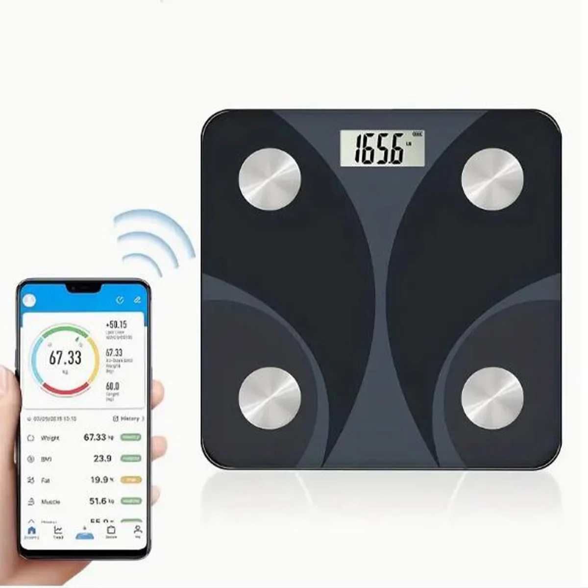 1pc Weight Scale Professional Fat Smart Bluetooth Measurement Height Weight Multi-functional Human Electronic Scale Home 3