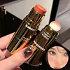 Double-ended Blush Stick Sponge Soft Face Brightening Low Saturated Blusher Cream Peach Pink Cheek Tint Korean Makeup Cosmetics 3