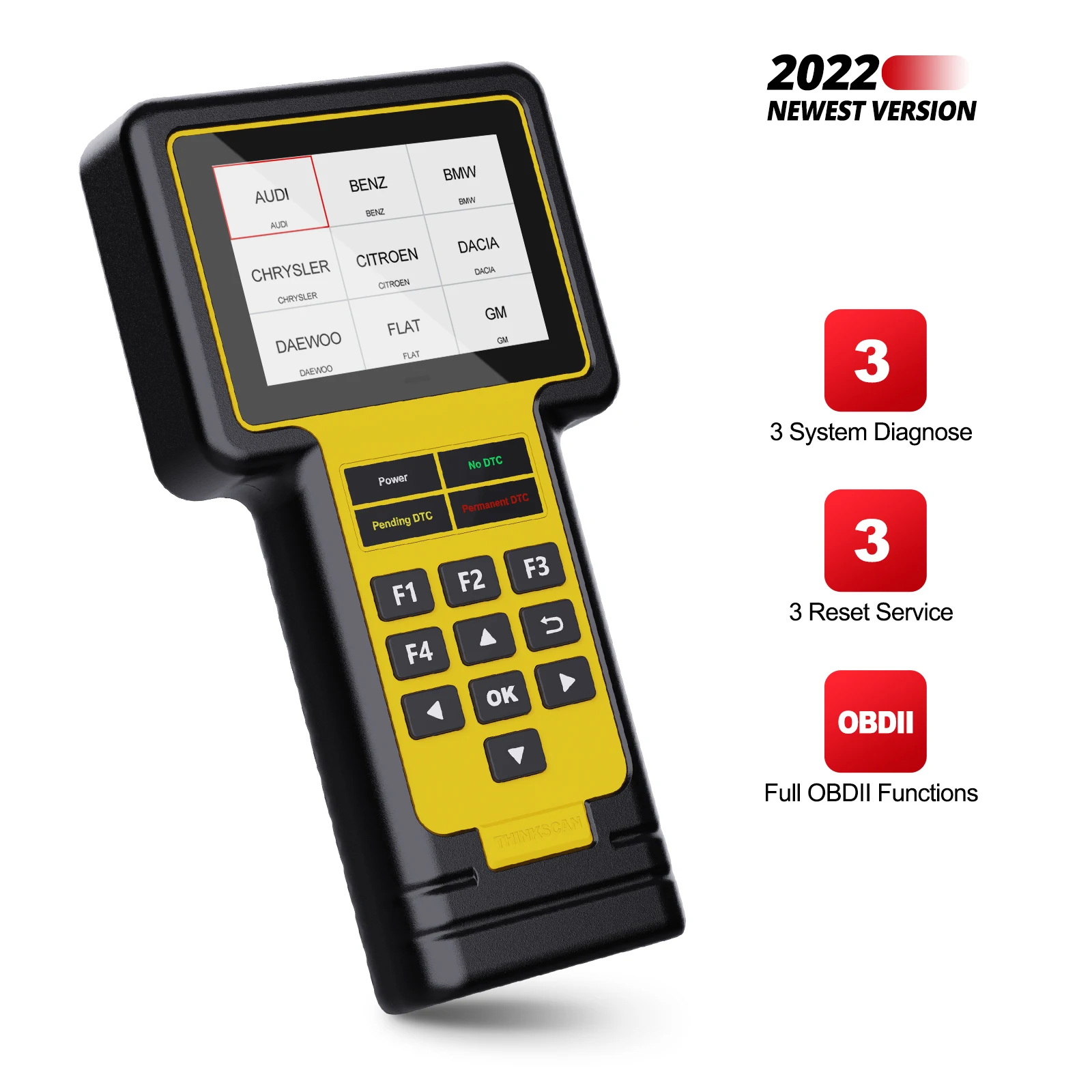 Диагностический инструмент для автомобиля THinkscan 600 OBD2 ABS SRS считыватель кодов с
