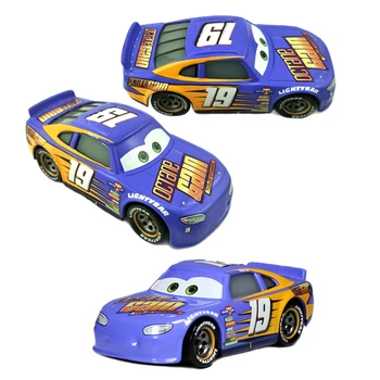 Disney Cars 3 Pixar Cars Racing Party No.19 Racing Driver Metal Diecast Toy Car 1:55 Lightning McQueen Boy Girl Gifts Toys