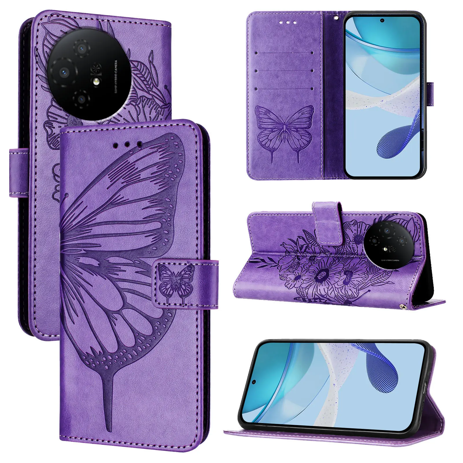 Leather Flip Wallet Phone Case