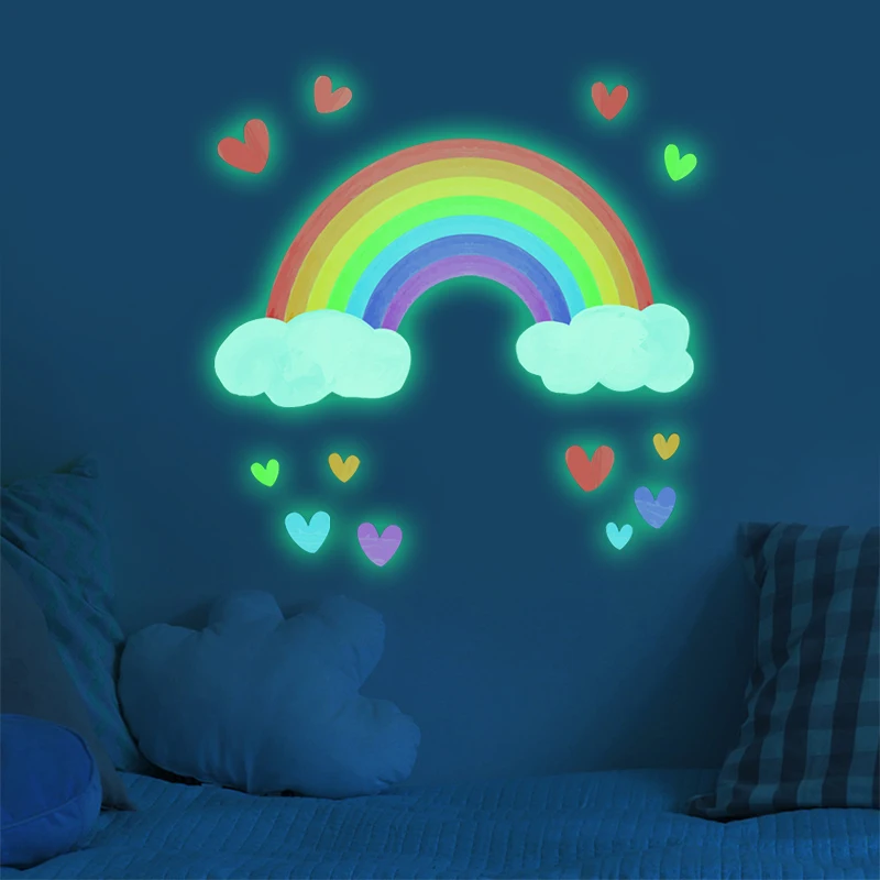 Glow Rainbow Wall Stickers 1