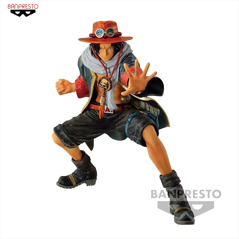 

In Stock Genuine Bandai Glass Factory One Piece Chronicle King of Art KOA Desert Ace Scenery Figures Characters Collection Toys