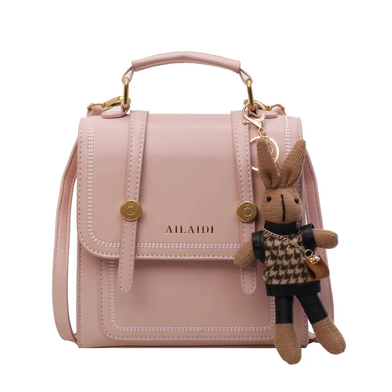 Special-Interest Design 2024 New All-Match Backpack Women's School Handbag Retro Outing Backpack