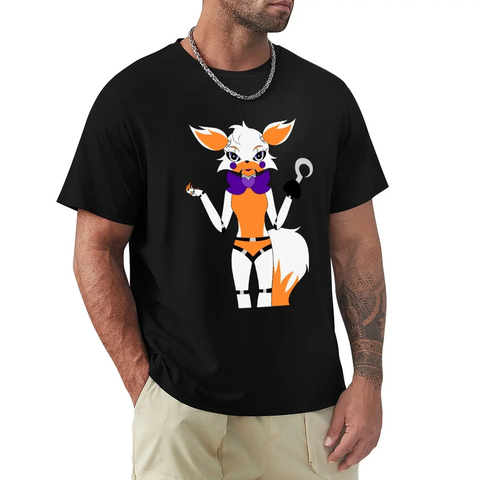 T-Shirt Fnaf World Lolbit T-Shirt Tinta Unita T-Shirt Per T-Shirt Grafiche Da Uomo Ragazzo