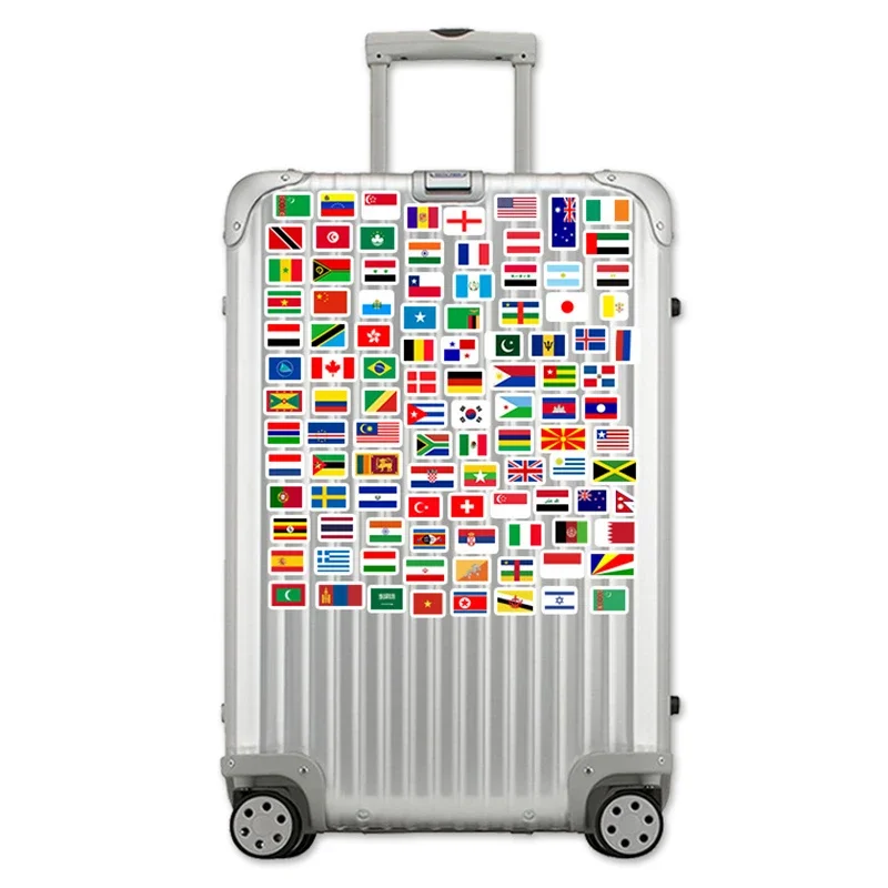 Graffiti Stickers 6-24PCS 8L Icam Europe National Oscam Flag Graffiti Stickers Kids DIY/ccam Classic Toys Motorcycle Car Travel Luggage PVC Decals