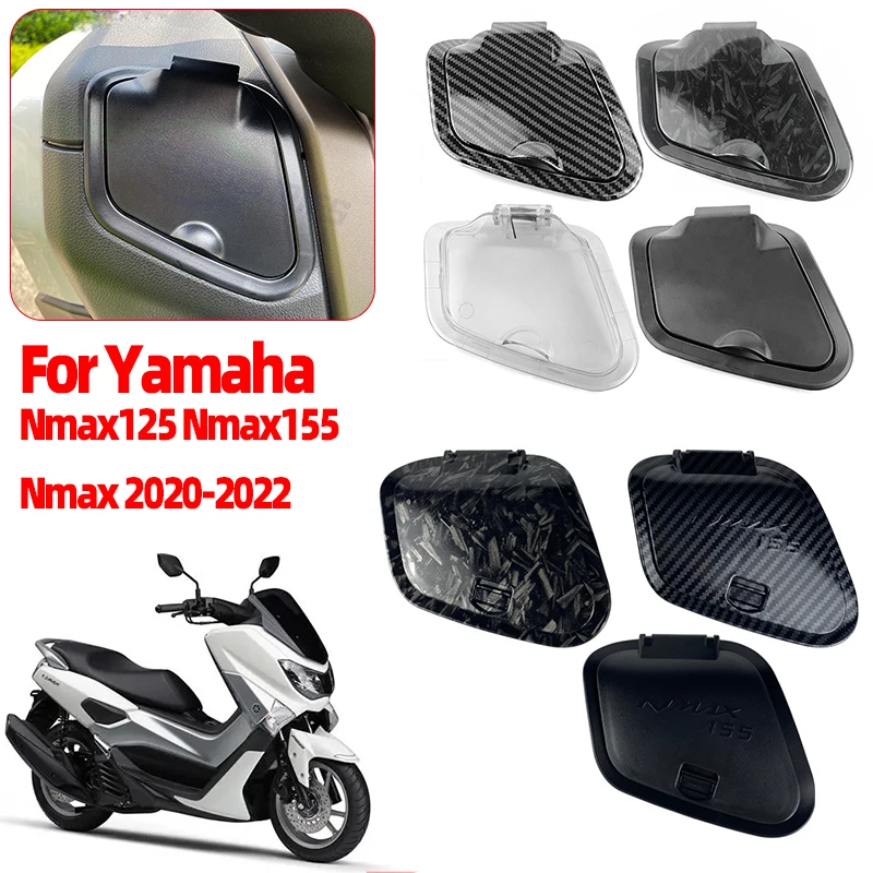 

Чехол для инструмента для Yamaha Nmax v2 nmax125 nmax155 2020-2022, чехол для хранения, крышка из АБС-пластика, обновление, боковой Карманный чехол, зарядное устройство, водонепроницаемая крышка