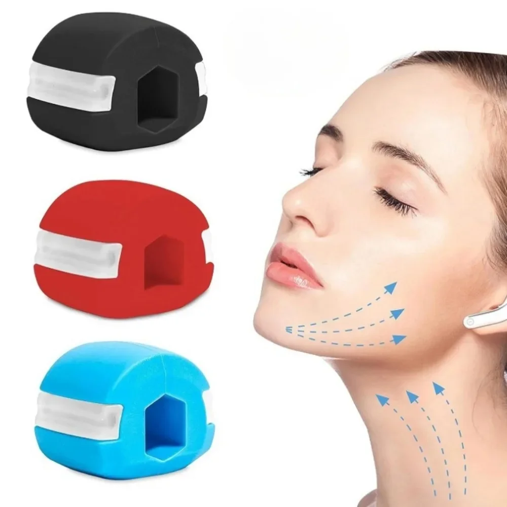 Silica Gel Face Fitness Ball Jaw Exerciser Facial Toner Reduce Double Chin Relax Ball Gym Fitness Training Jaw Simulator