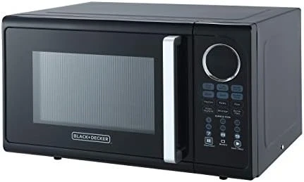 Black+decker 0.9 Cu ft 900W Microwave Oven - Stainless Steel