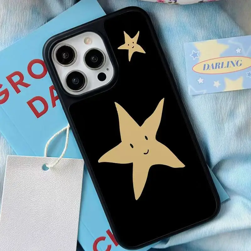 ตัวเลือกสินค้า เคสโทรศัพท์ลายดาวเกาหลีแบบเต็มจอ สไตล์อินเทรนด์ สำหรับ iPhone 17 16 15 14 13 12 11 Pro Max รุ่น Y2K