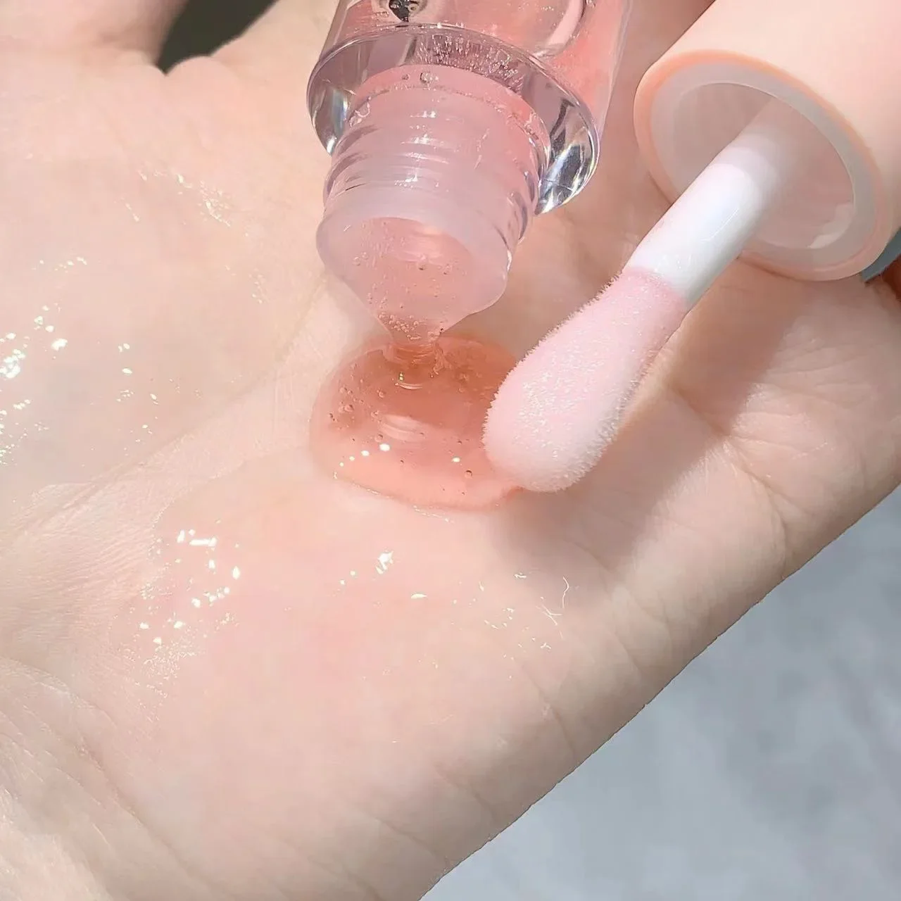 Lip Gloss Lip Oil Transparent Water Gloss Jasmine Lemon Green Lip Oil