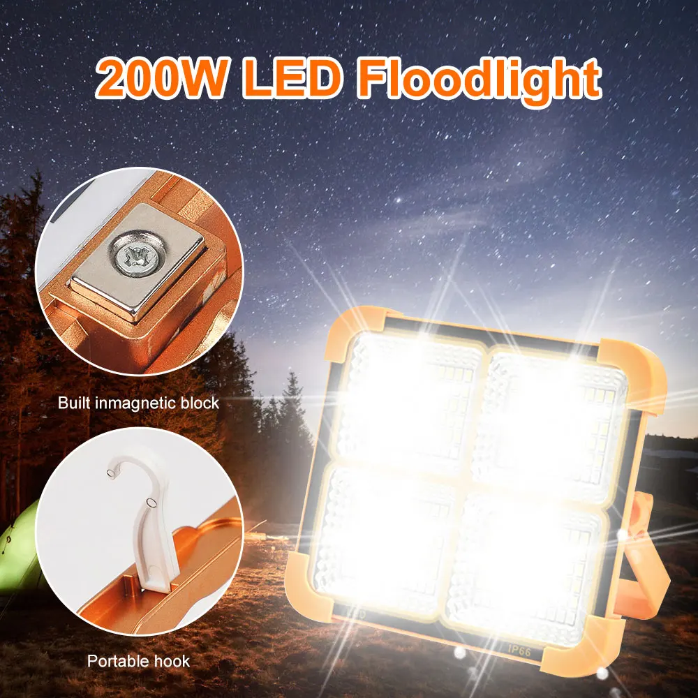 

Portable solar lantern LED Tent Light Rechargeable Lantern Emergency Night Market Light Outdoor Camping Bulb Lamp