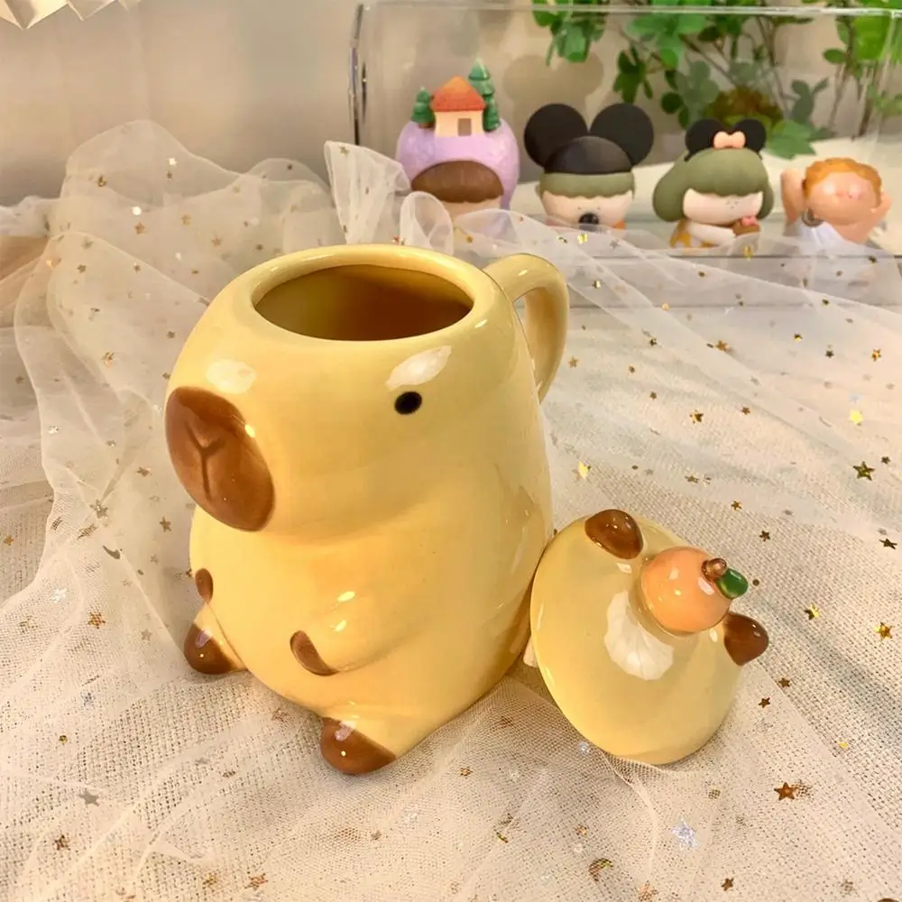 Kawaii Capybara Ceramic Tea Cup - Limited Edition