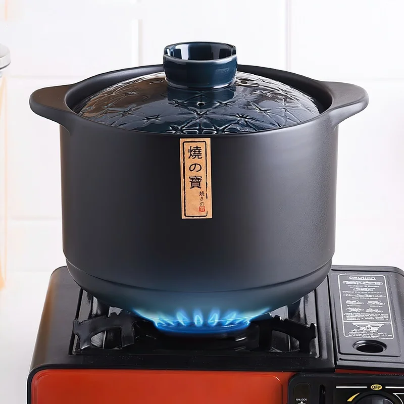 Ceramic Casserole Induction Cooker Gas Stove Universal Stew Pan Clay Soup  Pot Ceramics Saucepan Cooking Pot Kitchen Supplies - AliExpress