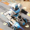 Watch Sensing Smart Electric Dual Remote Control Robot 2.4G Lighting Smoking 360° Rotation Lanuch Bullet All Terrain RC Robot 3