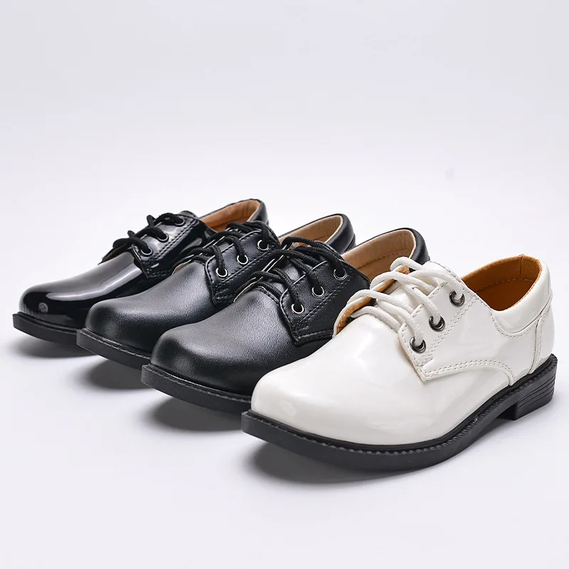 

zapatos niño 23 Boy Shoes Leather Shoes British Style Baby Shoes Student Performance Shoes Pointed Toe Soft Sole Kid Shoes туфли