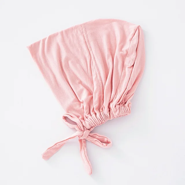 82 couleurs cravate dos sous-embouts mode femmes intérieur Hijab casquette musulmane Bonnet plaine islamique coton Spandex Jersey DEW sous-écharpe