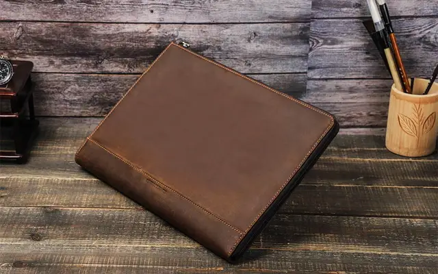 Borsa In Pelle Per MacBook Pro E Air 14-13" - Custodia Elegante, Modelli 2020-2024 - Foto 9