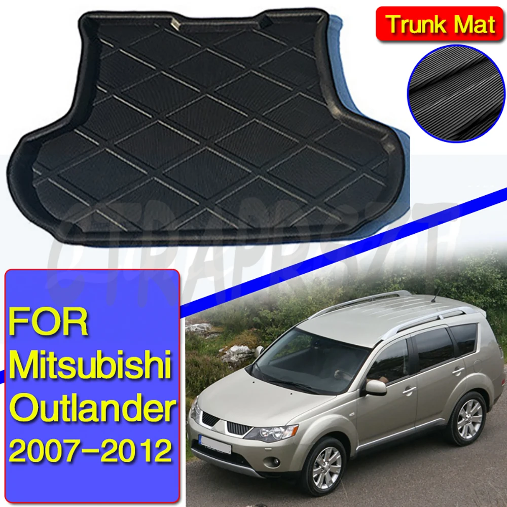 

Автомобильные коврики для багажника Mitsubishi Outlander 2007-2012, водонепроницаемые коврики, коврики для багажника автомобиля, аксессуары для интерьера автомобиля