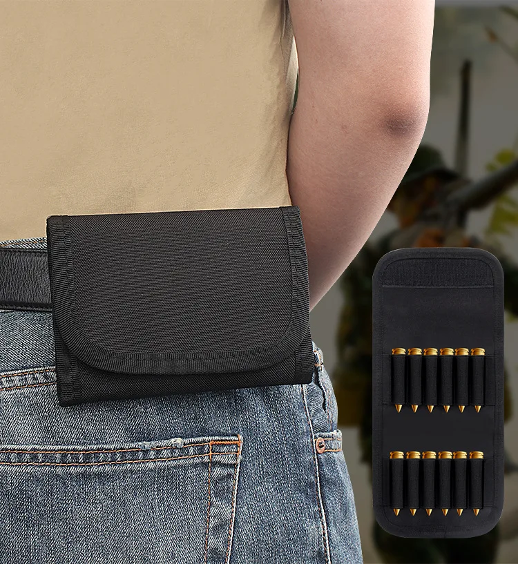 1PCS Round folding ammo carrying bag Soft shell bag