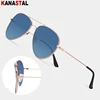Men Concave Sunglasses Women Anti Rays UV400 Sun Glasses Metal Eyeglasses Frame Pilot Goggles Travel Driving Sunscreen Eyewear